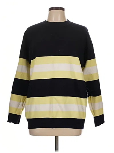 Pre-owned Mng Pullover Sweater In Yellow