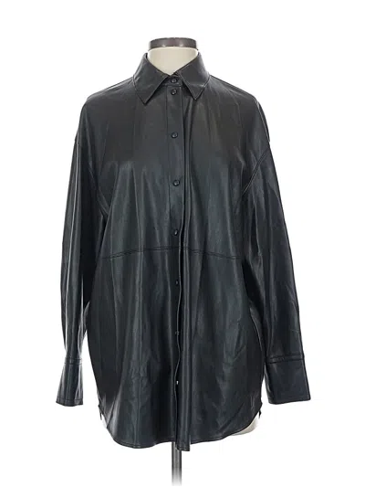 Pre-owned Mng Raincoat In Black