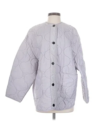 Pre-owned Mng Raincoat In Gray