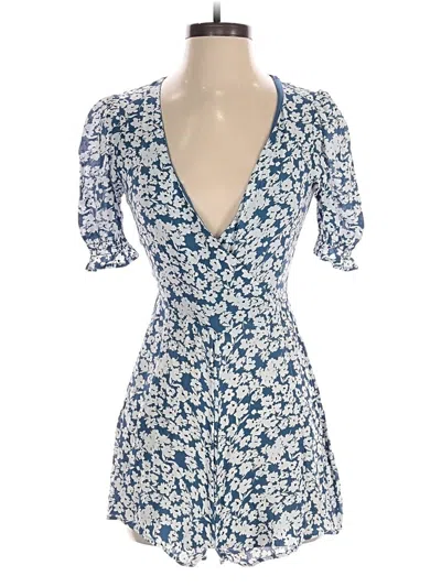 Pre-owned Mng Romper In Blue