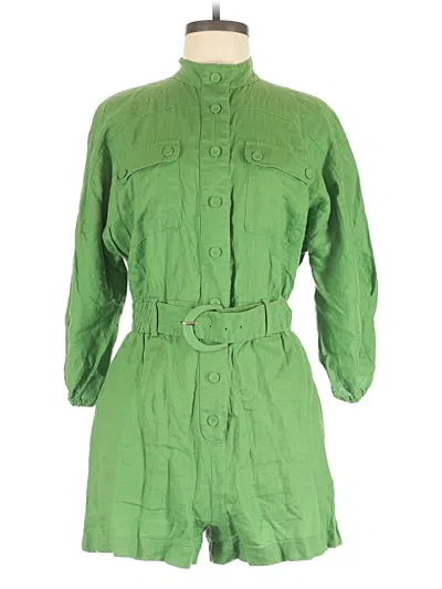 Pre-owned Mng Romper In Green