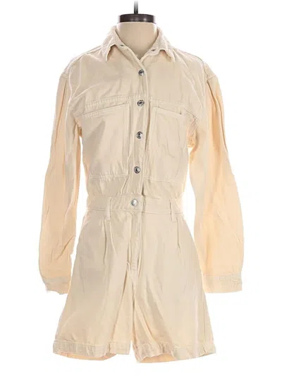 Pre-owned Mng Romper In Tan