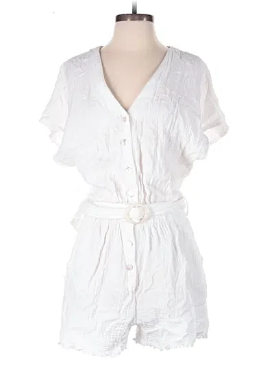 Pre-owned Mng Romper In White