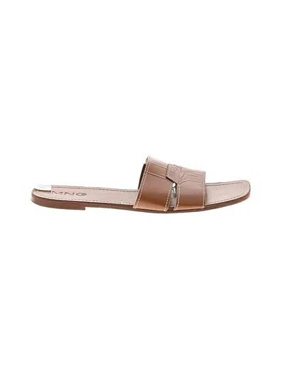 Pre-owned Mng Sandals In Brown