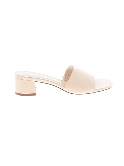 Pre-owned Mng Sandals In Ivory