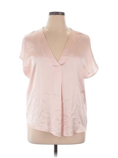 Pre-owned Mng Short Sleeve Blouse In Pink