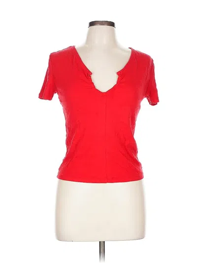 Pre-owned Mng Short Sleeve T-shirt In Red