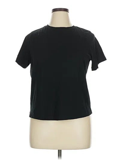 Pre-owned Mng Short Sleeve T-shirt In Black