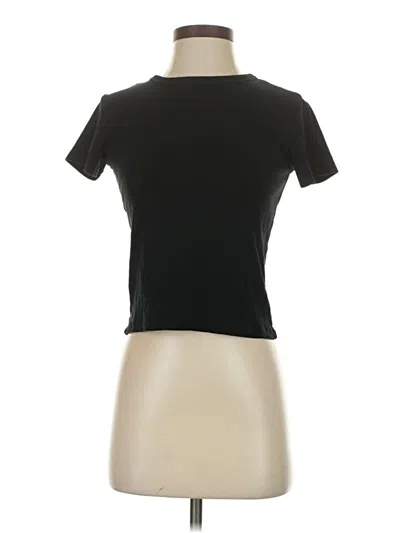 Pre-owned Mng Short Sleeve T-shirt In Black