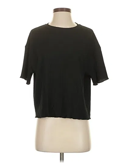 Pre-owned Mng Short Sleeve T-shirt In Black