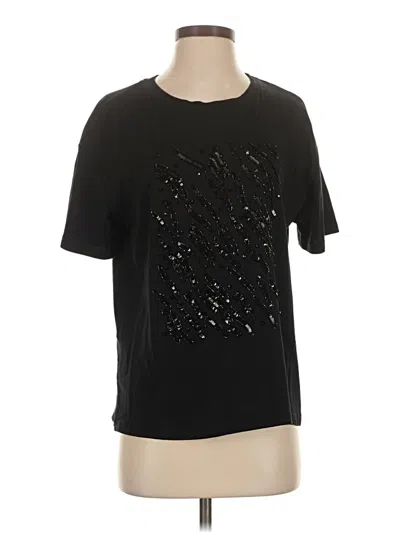 Pre-owned Mng Short Sleeve T-shirt In Black