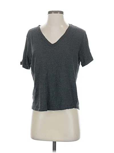Pre-owned Mng Short Sleeve T-shirt In Gray