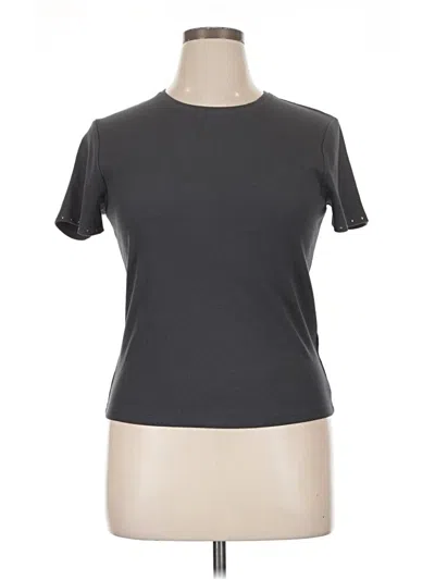Pre-owned Mng Short Sleeve T-shirt In Gray