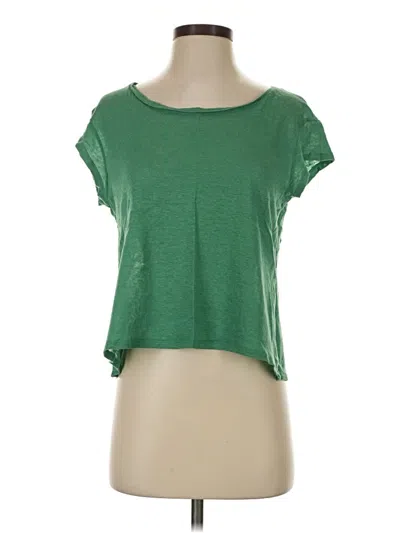Pre-owned Mng Short Sleeve T-shirt In Green