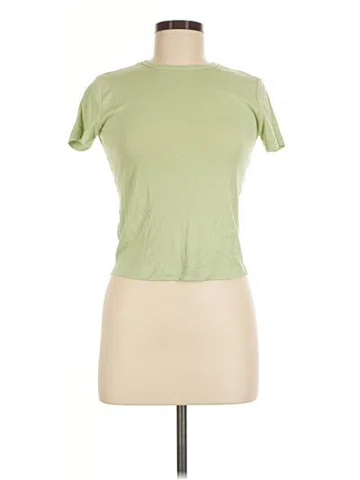 Pre-owned Mng Short Sleeve T-shirt In Green