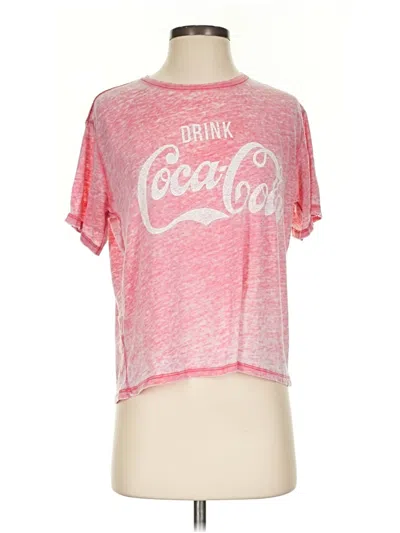 Pre-owned Mng Short Sleeve T-shirt In Pink