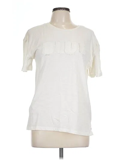 Pre-owned Mng Short Sleeve T-shirt In White