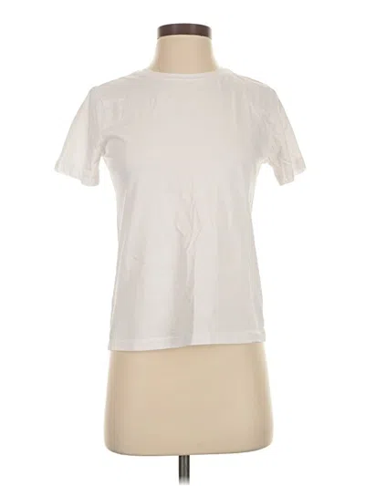 Pre-owned Mng Short Sleeve T-shirt In White