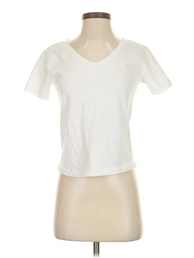 Pre-owned Mng Short Sleeve T-shirt In White