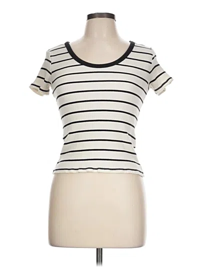 Pre-owned Mng Short Sleeve T-shirt In White
