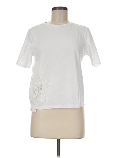 Pre-owned Mng Short Sleeve T-shirt In White