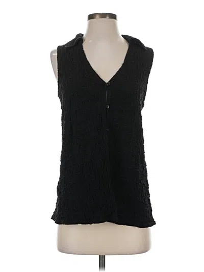 Mng Sleeveless Blouse In Black