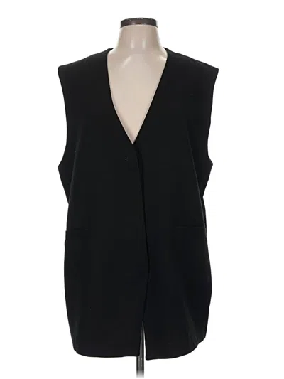 Pre-owned Mng Sleeveless Blouse In Black
