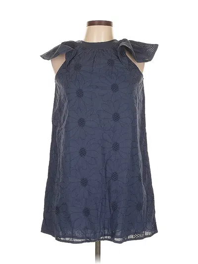 Pre-owned Mng Sleeveless Blouse In Blue