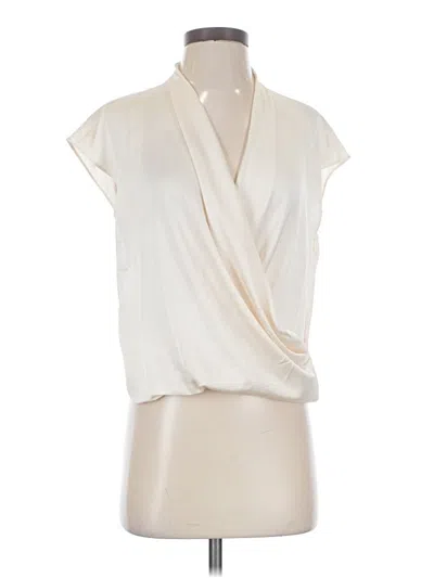 Pre-owned Mng Sleeveless Blouse In Ivory