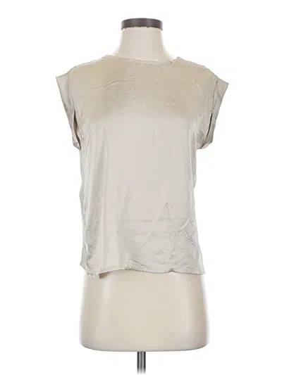 Pre-owned Mng Sleeveless Blouse In Silver