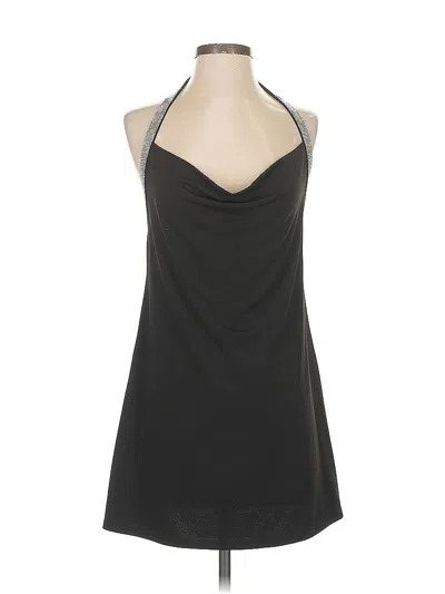 Pre-owned Mng Sleeveless Top Black Halter Neckline Tops