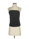 Mng Sleeveless Top Black Halter Neckline Tops In Black