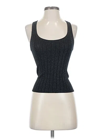Pre-owned Mng Sleeveless Top Black Halter Neckline Tops