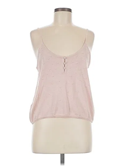 Pre-owned Mng Sleeveless Top Pink Halter Neckline Tops