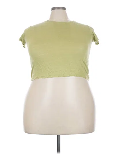 Pre-owned Mng Sleeveless T-shirt In Green