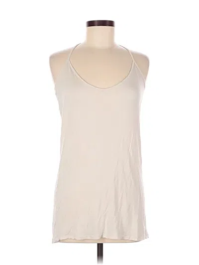 Pre-owned Mng Sleeveless T-shirt In Ivory