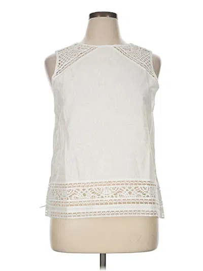 Pre-owned Mng Sleeveless T-shirt In White