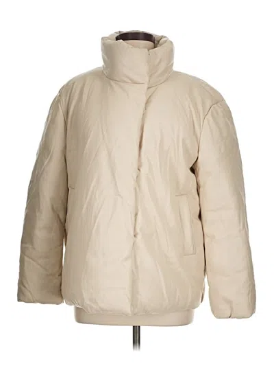 Pre-owned Mng Snow Jacket In White