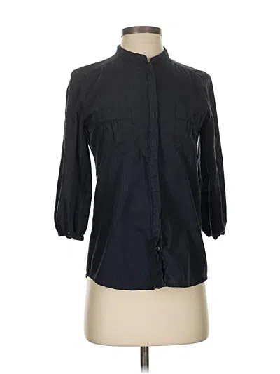 Pre-owned Mng Suit 3/4 Sleeve Blouse In Black