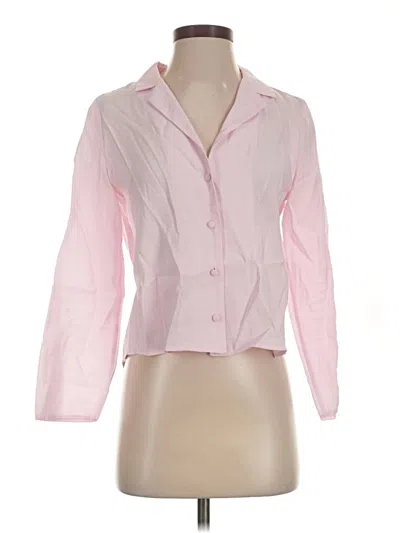 Pre-owned Mng Suit 3/4 Sleeve Blouse In Pink