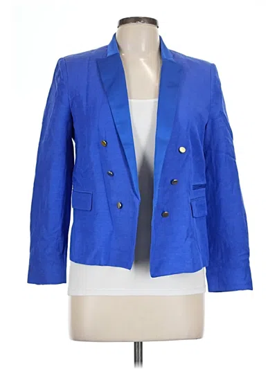 Pre-owned Mng Suit Blazer Jacket In Blue