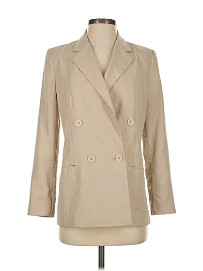 Pre-owned Mng Suit Blazer Jacket In Brown