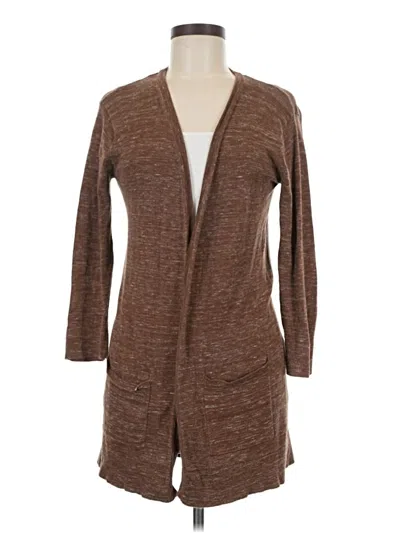 Pre-owned Mng Suit Cardigan Sweater In Brown