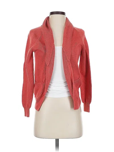 Pre-owned Mng Suit Cardigan Sweater In Red