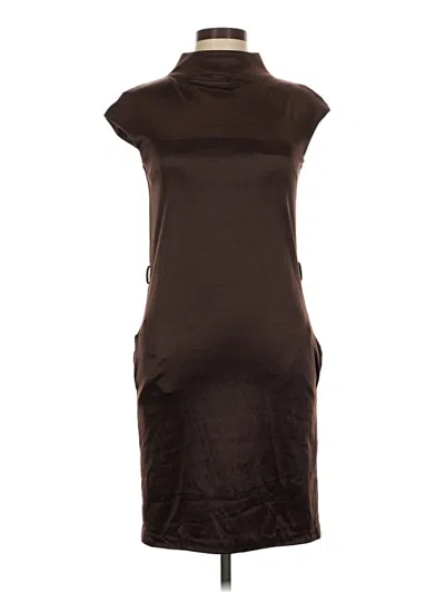Pre-owned Mng Suit Casual Dress In Brown