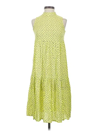 Pre-owned Mng Suit Casual Dress In Green
