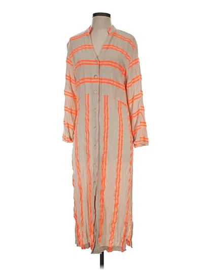 Pre-owned Mng Suit Casual Dress In Orange