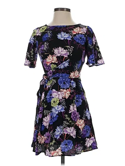 Pre-owned Mng Suit Casual Dress In Purple