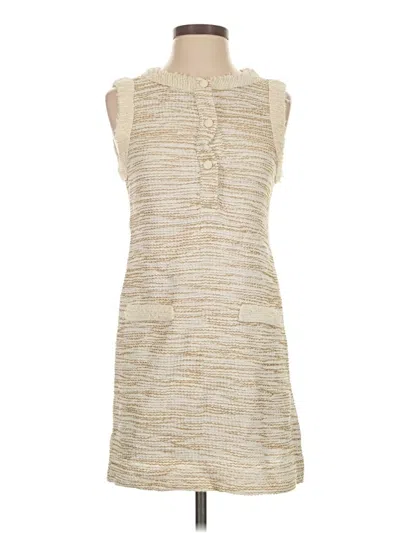 Pre-owned Mng Suit Casual Dress In White