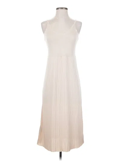 Pre-owned Mng Suit Casual Dress In White